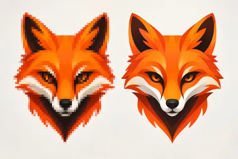Raster to Vector illustrative example